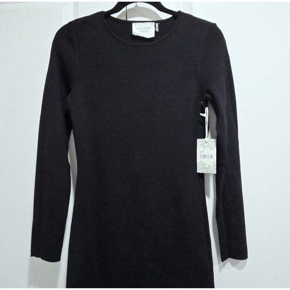 NWT Tuckernuck - M Hyacinth House Black Knit Gwendolyn Maxi Dress - Picture 9 of 9